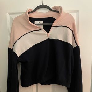 holister half zip sweatshirt